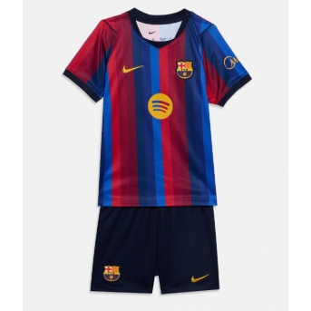 Billige Fotballdrakt Barcelona Replika Hjemmedraktsett Barn 2026-27 Kortermet (med bukser)